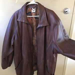Your Sixth Sense Brown Leather Jacket
